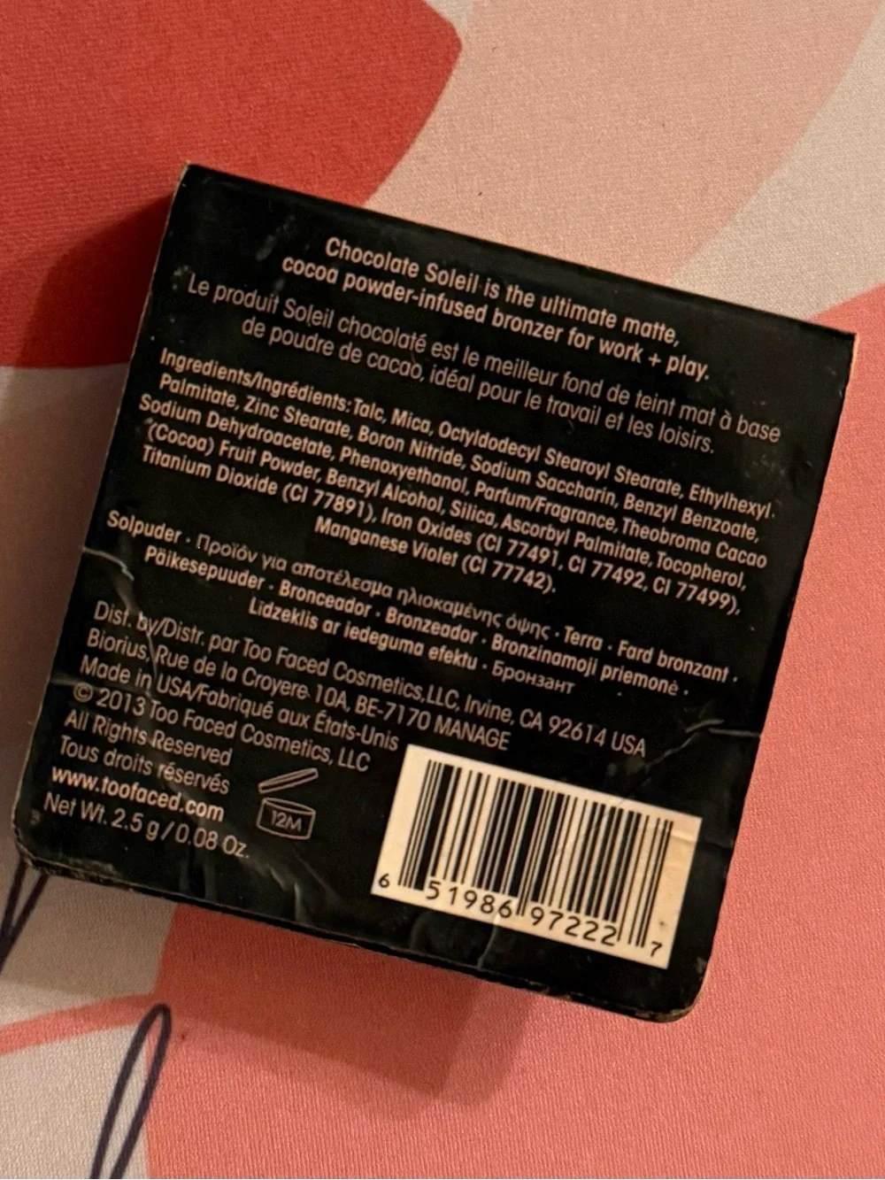Too Faced Chocolate Soleil Matte Bronzer - Brown